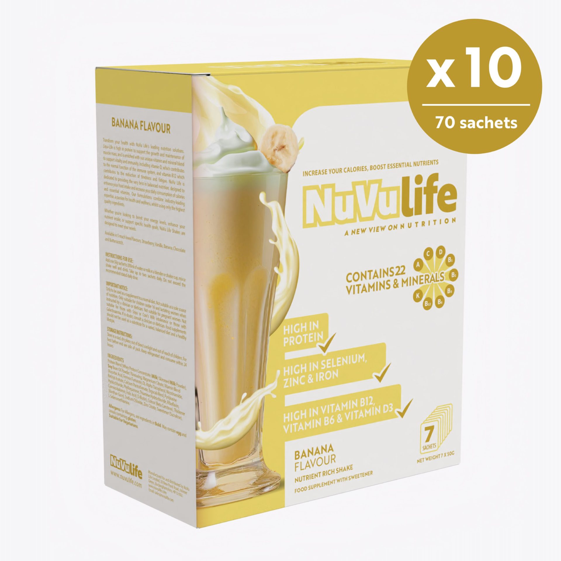 70 x 50g Banana Shake