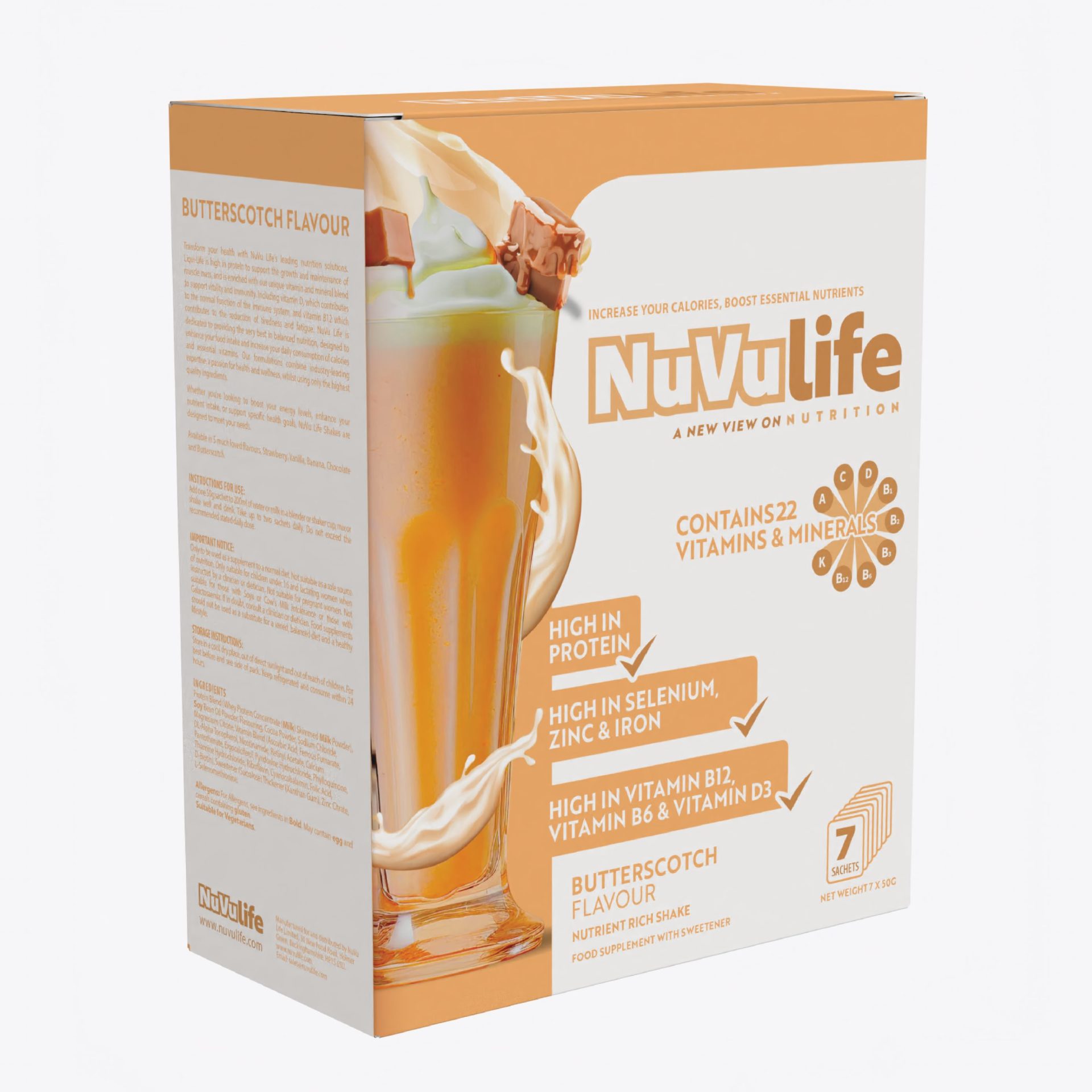 7 x 50g Butterscotch Shake
